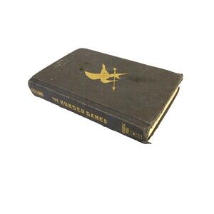 Scholastic The Hunger Games Suzanne Collins First Edition Hardcover Grey Good